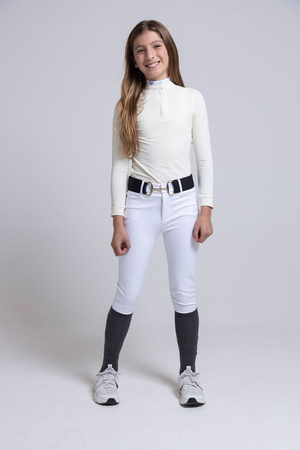 CAMISA COMPETENCIA MANGA LARGA KIDS GOLD