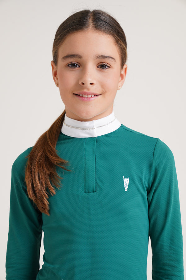 CAMISA COMPETENCIA MANGA LARGA KIDS JUDY
